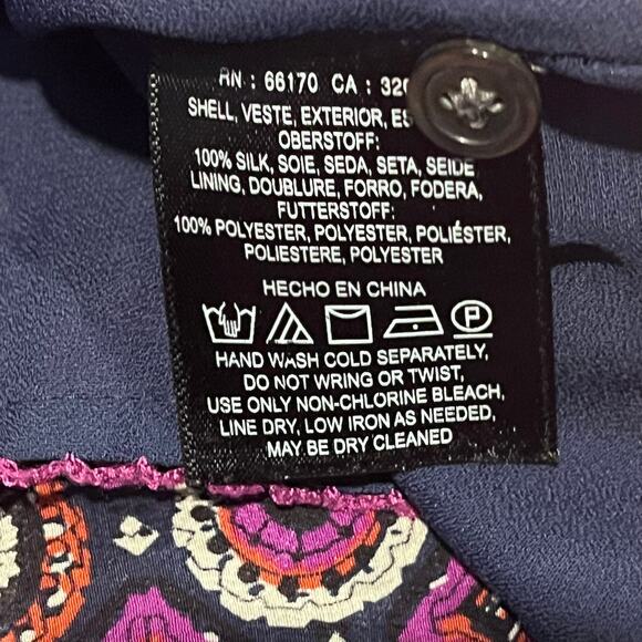 Anthropologie Moulinette Souers Silk Patchwork Shirt Dress M Boho 70s Mod Tunic - Picture 10 of 11